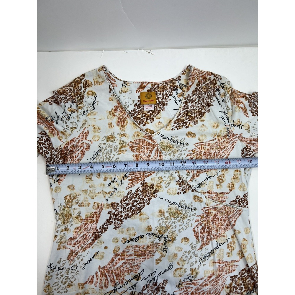 Ruby Rd Pullover Blouse Women's Size Medium White… - image 6